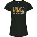 I Need a Huge Bar of Chocolate Womens Petite Cut T-Shirt Black