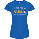 I Need a Huge Bar of Chocolate Womens Petite Cut T-Shirt Royal Blue
