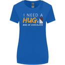 I Need a Huge Bar of Chocolate Womens Wider Cut T-Shirt Royal Blue