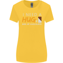 I Need a Huge Bar of Chocolate Womens Wider Cut T-Shirt Yellow
