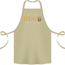 I Need a Huge Glass of Beer Funny Alcohol Cotton Apron 100% Organic Khaki