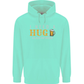 I Need a Huge Glass of Beer Funny Alcohol Mens 80% Cotton Hoodie Peppermint