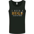 I Need a Huge Glass of Beer Funny Alcohol Mens Vest Tank Top Black