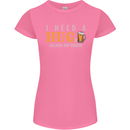 I Need a Huge Glass of Beer Funny Alcohol Womens Petite Cut T-Shirt Azalea