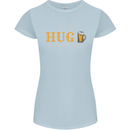 I Need a Huge Glass of Beer Funny Alcohol Womens Petite Cut T-Shirt Light Blue