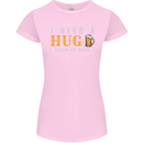 I Need a Huge Glass of Beer Funny Alcohol Womens Petite Cut T-Shirt Light Pink