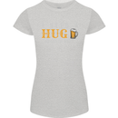 I Need a Huge Glass of Beer Funny Alcohol Womens Petite Cut T-Shirt Sports Grey