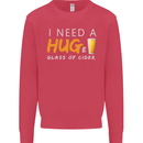 I Need a Huge Glass of Cider Funny Alcohol Mens Sweatshirt Jumper Heliconia