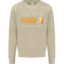 I Need a Huge Glass of Cider Funny Alcohol Mens Sweatshirt Jumper Sand