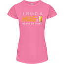 I Need a Huge Glass of Cider Funny Alcohol Womens Petite Cut T-Shirt Azalea