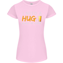 I Need a Huge Glass of Cider Funny Alcohol Womens Petite Cut T-Shirt Light Pink