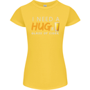 I Need a Huge Glass of Cider Funny Alcohol Womens Petite Cut T-Shirt Yellow