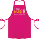 I Need a Huge Glass of Gin & Tonic Funny Cotton Apron 100% Organic Pink
