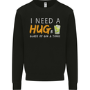 I Need a Huge Glass of Gin & Tonic Funny Mens Sweatshirt Jumper Black