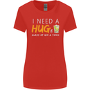 I Need a Huge Glass of Gin & Tonic Funny Womens Wider Cut T-Shirt Red