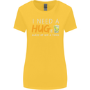 I Need a Huge Glass of Gin & Tonic Funny Womens Wider Cut T-Shirt Yellow