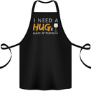 I Need a Huge Glass of Prosecco Funny Cotton Apron 100% Organic Black