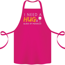 I Need a Huge Glass of Prosecco Funny Cotton Apron 100% Organic Pink