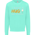 I Need a Huge Glass of Prosecco Funny Mens Sweatshirt Jumper Peppermint