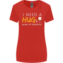 I Need a Huge Glass of Prosecco Funny Womens Wider Cut T-Shirt Red