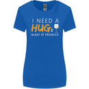I Need a Huge Glass of Prosecco Funny Womens Wider Cut T-Shirt Royal Blue