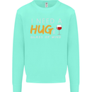 I Need a Huge Glass of Red Wine Funny Mens Sweatshirt Jumper Peppermint