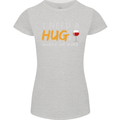 I Need a Huge Glass of Red Wine Funny Womens Petite Cut T-Shirt Sports Grey