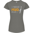 I Need a Huge Spliff Funny Weed Cannabis Womens Petite Cut T-Shirt Charcoal