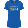 I Need a Huge Spliff Funny Weed Cannabis Womens Wider Cut T-Shirt Royal Blue