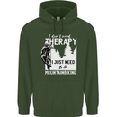 I Need to Go Mountain Biking Funny Cycling Childrens Kids Hoodie Forest Green