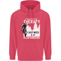 I Need to Go Mountain Biking Funny Cycling Childrens Kids Hoodie Heliconia