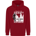 I Need to Go Mountain Biking Funny Cycling Childrens Kids Hoodie Red