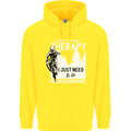 I Need to Go Mountain Biking Funny Cycling Childrens Kids Hoodie Yellow