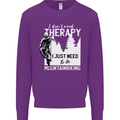 I Need to Go Mountain Biking Funny Cycling Kids Sweatshirt Jumper Purple