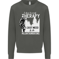 I Need to Go Mountain Biking Funny Cycling Kids Sweatshirt Jumper Storm Grey