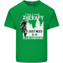 I Need to Go Mountain Biking Funny Cycling Kids T-Shirt Childrens Irish Green