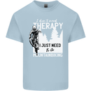 I Need to Go Mountain Biking Funny Cycling Kids T-Shirt Childrens Light Blue