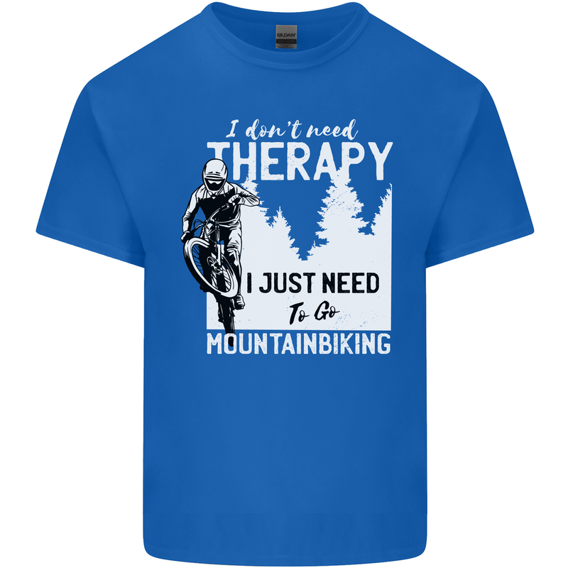 I Need to Go Mountain Biking Funny Cycling Kids T-Shirt Childrens Royal Blue