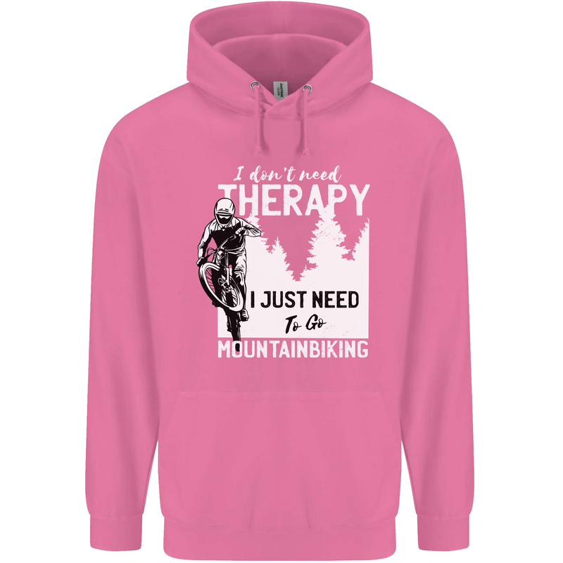 I Need to Go Mountain Biking Funny Cycling Mens 80% Cotton Hoodie Azelea