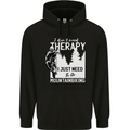 I Need to Go Mountain Biking Funny Cycling Mens 80% Cotton Hoodie Black