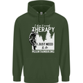 I Need to Go Mountain Biking Funny Cycling Mens 80% Cotton Hoodie Forest Green
