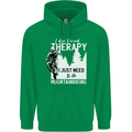 I Need to Go Mountain Biking Funny Cycling Mens 80% Cotton Hoodie Irish Green