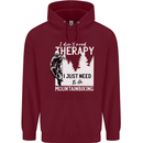 I Need to Go Mountain Biking Funny Cycling Mens 80% Cotton Hoodie Maroon