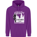 I Need to Go Mountain Biking Funny Cycling Mens 80% Cotton Hoodie Purple