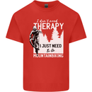 I Need to Go Mountain Biking Funny Cycling Mens Cotton T-Shirt Tee Top Red