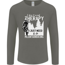 I Need to Go Mountain Biking Funny Cycling Mens Long Sleeve T-Shirt Charcoal