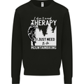 I Need to Go Mountain Biking Funny Cycling Mens Sweatshirt Jumper Black