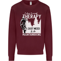 I Need to Go Mountain Biking Funny Cycling Mens Sweatshirt Jumper Maroon