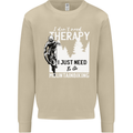 I Need to Go Mountain Biking Funny Cycling Mens Sweatshirt Jumper Sand