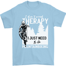 I Need to Go Mountain Biking Funny Cycling Mens T-Shirt Cotton Gildan Light Blue
